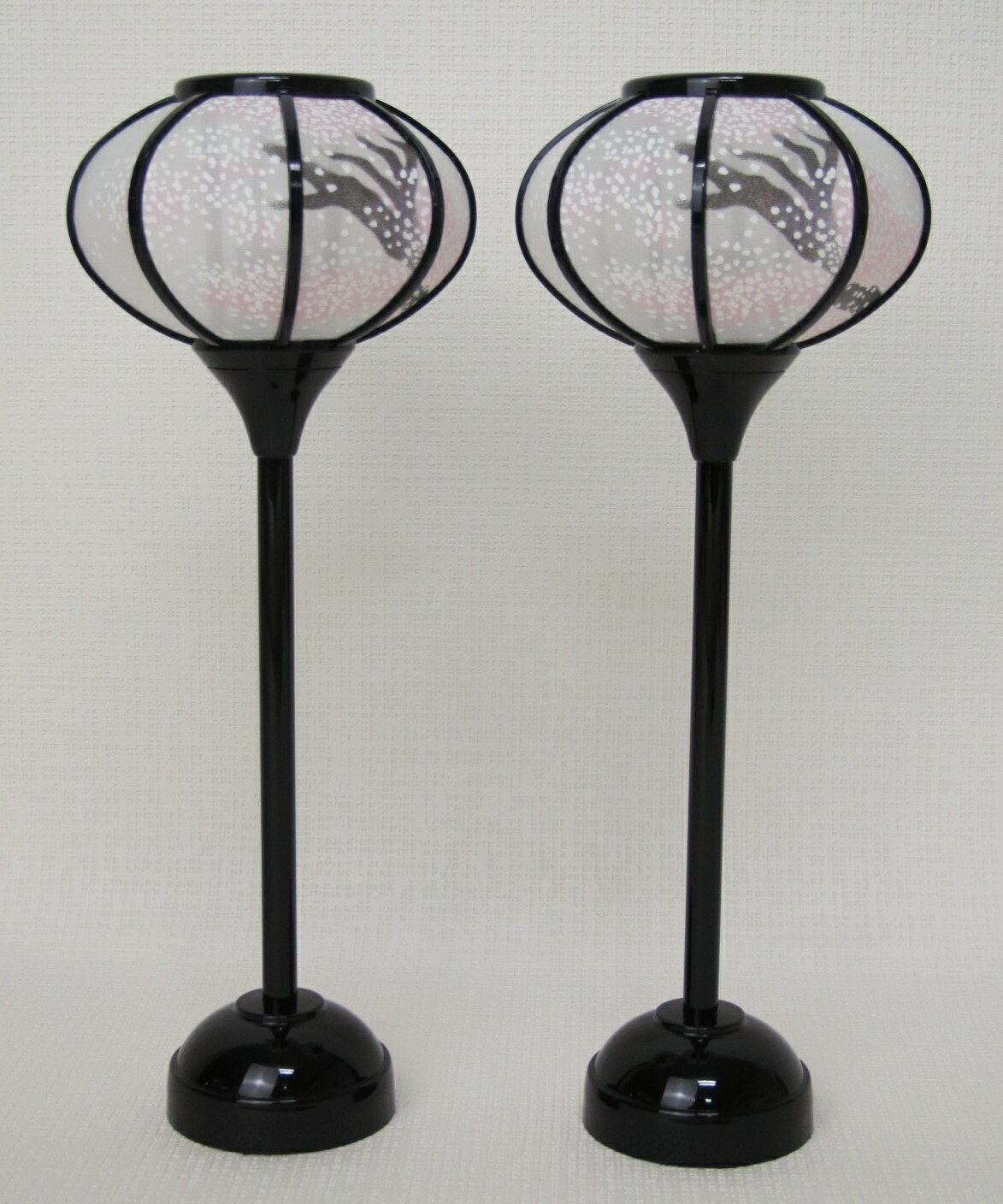 コードレス ぼんぼり 「京かすみ」 雪洞(LED) 24cm 電池式 雛人形 道具