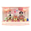 雛人形ケース 親王ケース飾り アクリルケース YN1269HC 間口47×奥行32×高さ31cm 藤浪 藤扇作 アクリル パステル