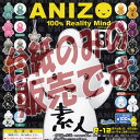 【非売品ディスプレイ台紙】ANIZO8(アニゾ) 100 Reality Mind バンダイ ガチャポンガシャポン