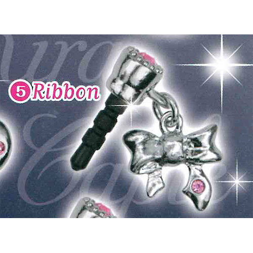 キラキラジュエルキャップル スマートフォン専用アクセサリー 5：リボン Ribbon エポック社 ガチャポン