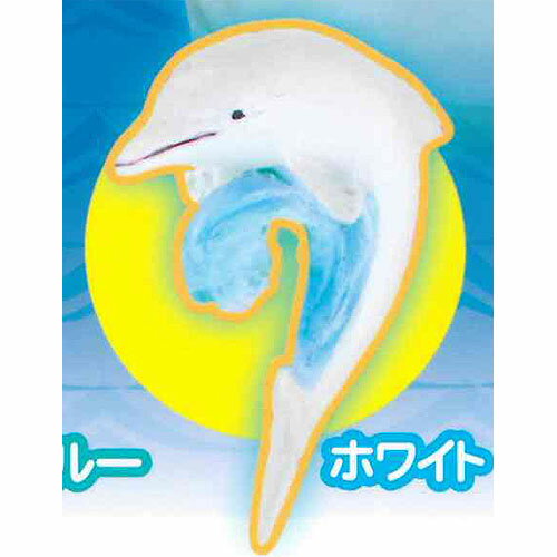 イルカがちょっこり 3：ホワイト(ミニブック無し) ビーム ガチャポン