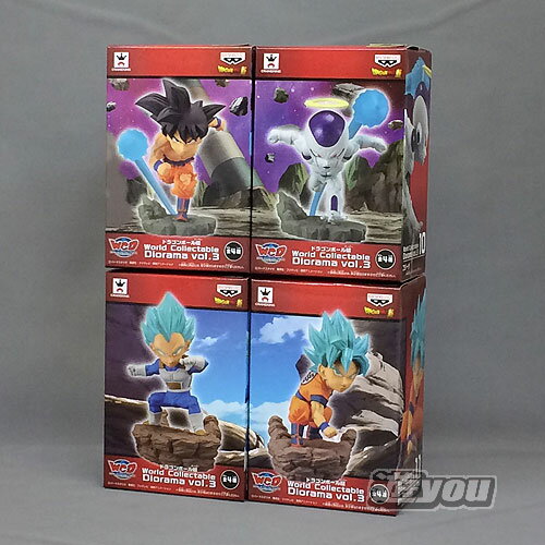 ドラゴンボール超 World Collectable Diorama vol.3 全4種セット バンプレスト プライズ