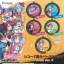 バンドリ ガールズバンドパーティ レコード風 ラバーストラップ Drum ver. 全5種セット ブシロード ガチャポン ガチャガチャ ガシャポン