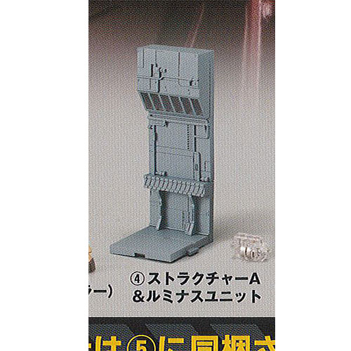 機動戦士ガンダム アルティメット ルミナス ザク 02 4：ストラクチャーA＆ルミナスユニット バンダイ ZAKU ガチャポン ガチャガチャ ガシャポン