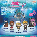 ねんどろいどぷらす 初音ミク カプセル ラバー キーチェーン Band together 第1弾 全6種+ディスプレイ台紙セット グッドスマイルカンパ..