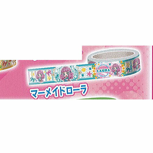 ガシャポンくじ プリキュア オールスターズ プリキュア あそーと 14：C賞 マスキングテープ マーメイドローラ バンダイ ガチャポン ガチャガチャ ガシャポン