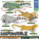 あそべる生物 フィギュア シリーズ トカゲ キングダム 2 全4種+ディスプレイ台紙セット タカラトミーアーツ ガチャポン ガチャガチャ コンプリート