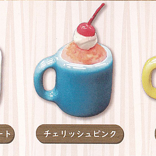 1/12 ふんわり マグカップ ケーキ 2：チェリッシュピンク レインボー ガチャポン ガチャガチャ ガシャポン