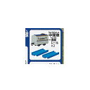 カプセルプラレール 25周年特別版 いっしょにあそぼう 鉄道と道路をむすぶ鉄橋編 2:W7系新幹線かがやき 中間車+レール タカラトミーアーツ ガチャポン