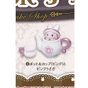 うさぎ 洋菓子 本舗 4:ポット&カップ(ピンク)とピンクうさぎ ターリンインターナショナル ガチャポン ガチャガチャ ガシャポン