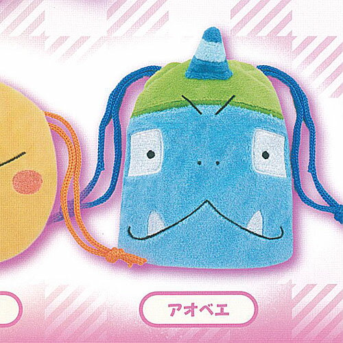 おじゃる丸 ぬいぐるみ 巾着 4：アオベエ ご当地本舗夢屋 ガチャポン ガチャガチャ ガシャポンのサムネイル