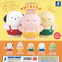 それゆけ ちびころくらぶ ソフビ マスコット 全5種+ディスプレイ台紙セット エスケイジャパン ガチャポン ガチャガチャ ガシャポン コンプリート