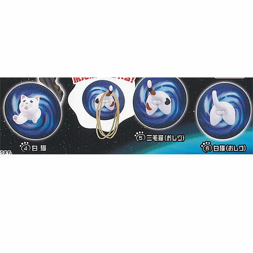 猫 宇宙に消える マグネット フック / 3種セット ターリンインターナショナル ガチャポン ガチャガチャ..