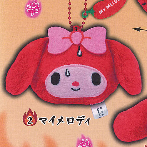 Gacha Gacha - サンリオ キャラクターズ リンリン 鈴 ぬいぐるみ 激辛レッド 2：マイメロディ ケーツーステーション ガチャポン ガチャガチャ ガシャポン