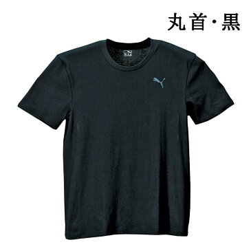 半袖Tシャツ 2枚組 メンズ 抗菌防臭機能 無地 丸首 V首 PUMA プーマ 大きいサイズ 白 黒 3L 4L 5L 6L 8L