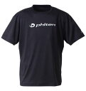 メンズ 半袖 tシャツ RAKUシャツ ロゴ入り Phiten 大きいサイズ ブラック×シルバー 吸汗速乾 脇下メッシュ 裏メッシュ 汗をかいても サラッと快適な 着心地 3L 4L 5L 6L 8L