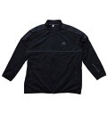 メンズ ウインドブレーカー ジャンパー ゴルフ WIND.RDY スリーストライプス フルジップ ウインドジャケット adidas golf 黒 ブラック 3XL 大きいサイズ(4)