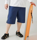 メンズ 水着 サーフパンツ ハーフパンツ ネイビー 男性用 夏 ビーチウェア 3L 4L 5L 6L 8L 大きいサイズ