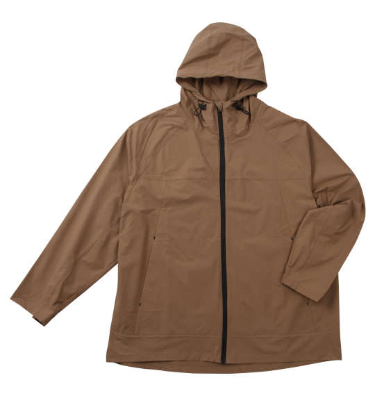 ジャケット 4WAY ストレッチパーカー 大きいサイズ メンズ 3Dカット TULTEX ブラウン ベージュ