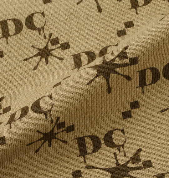 パーカーフルジップ パーカー ベージュ 綿100％ 大きいサイズ 3L 4L 5L 6L DCSHOES 25MONO 裏毛 フード