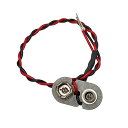 【YJB PARTS】 Keystone #68 9V(006P) Battery Contact w/ Belden wires 高耐久バッテリースナップ端子...