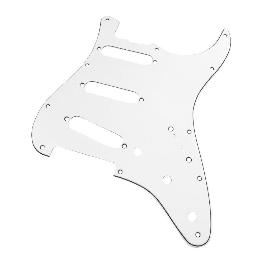 【YJB PARTS】【ギターパーツ】 ST 60's ストラト用ピックガード ホワイト3P インチ 【メール便送料無料】 [ar1]