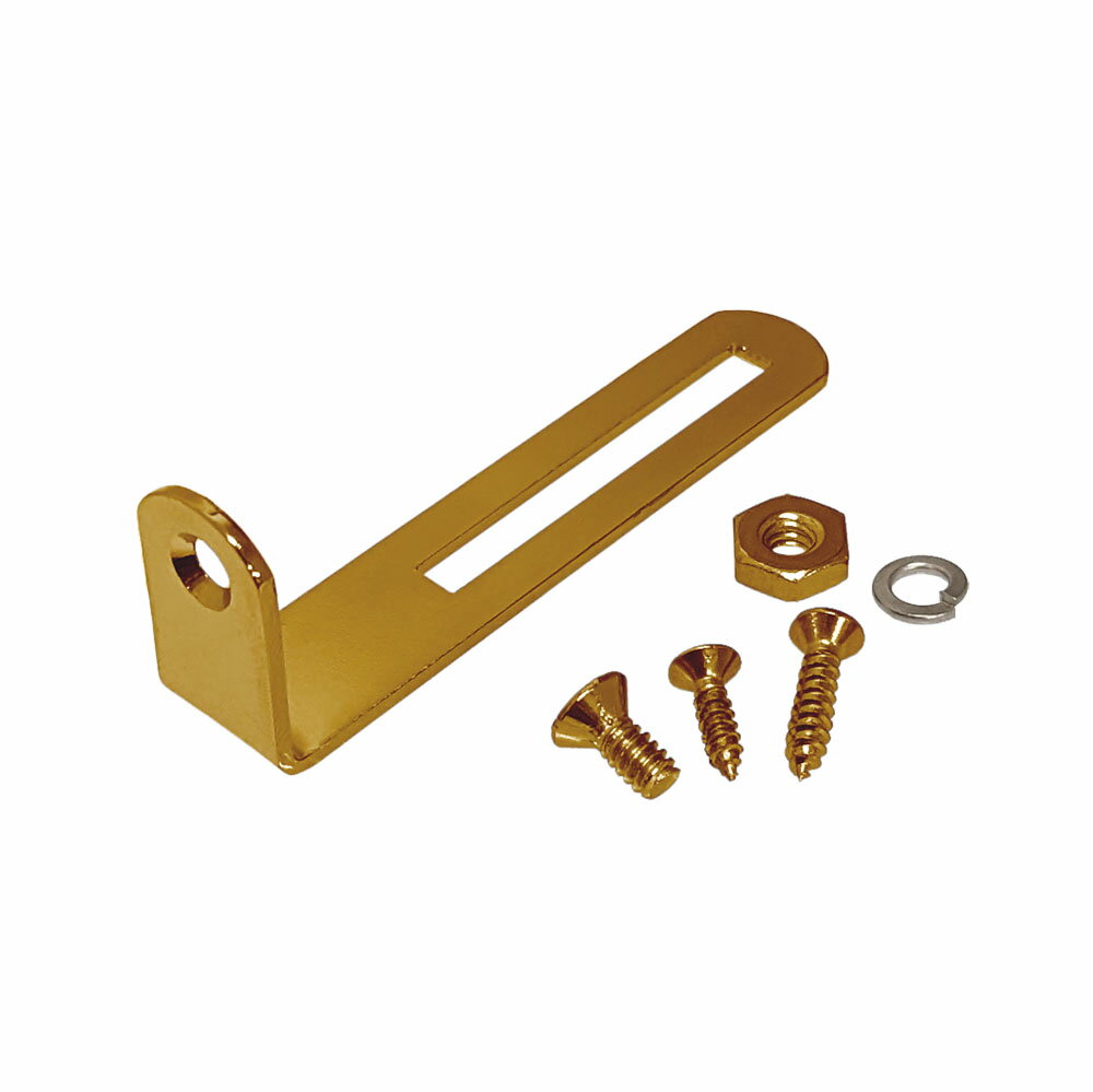 樂天商城 - YJB PARTS LPピックガードブラケット インチサイズ ヴィンテージスタイル ゴールド【メール便送料無料】 [ar1]