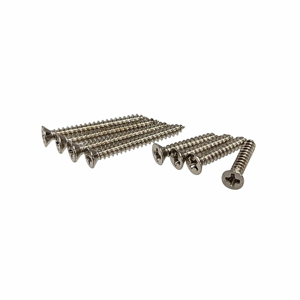 樂天商城 - 【YJB PARTS】 エスカッション用ビス インチ ニッケル 8本セット 【メール便対応】 [ar1]