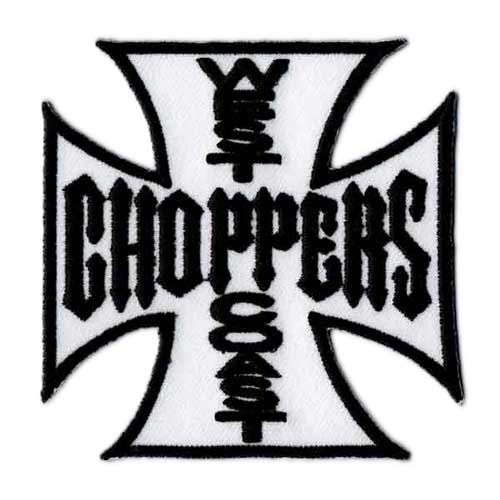  ワッペン WEST COAST CHOPPERS WH (7.7x7.7cm) 手芸 パッチ アメ雑 アメリカン雑貨 カスタム モーター ヴィンテージ パッチワーク アメリカ US ホットロッド アメ車 バイク ツーリング #0134