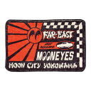 Far East MOON フロアマット /アメリカン雑貨 MOONEYES ムーンアイズ アイボール インテリア ガレージ 車 バイク アメリカ雑貨 オシャレ リビング