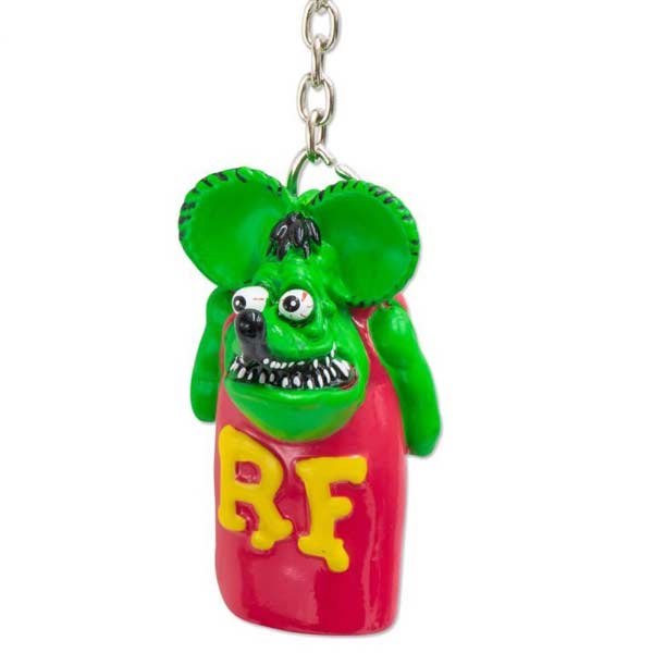 ラットフィンク ライターキャップ [蛍光グリーン] Rat Fink キーホルダー アメリカン雑貨