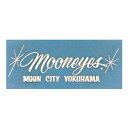 ステッカー MOON City YOKOHAMA 抜きデカール DM089-WH ホワイト ムーンアイズ MOONEYES アメリカン雑貨