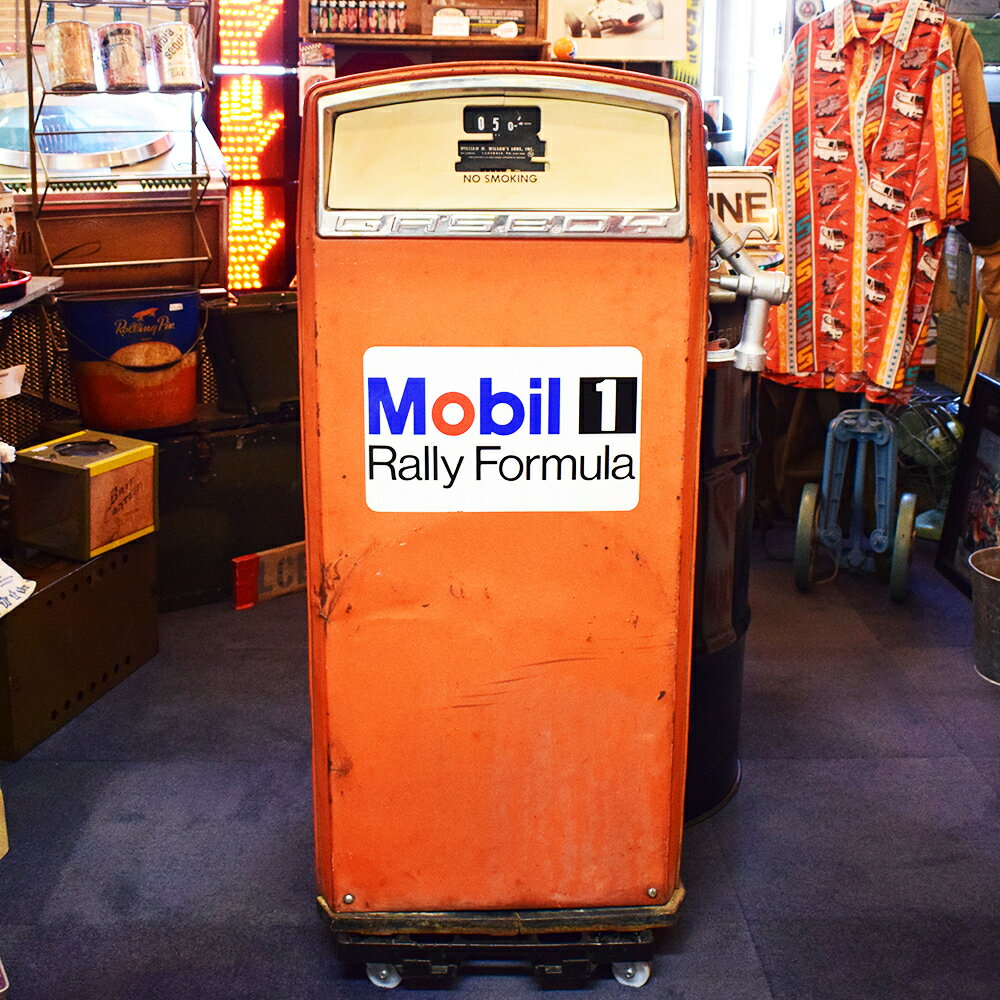 60’s GASBOY ガスポンプ ガソリンディスペンサー アメリカ製 / Vintage Gus Pump オレンジ 給油機 モー..