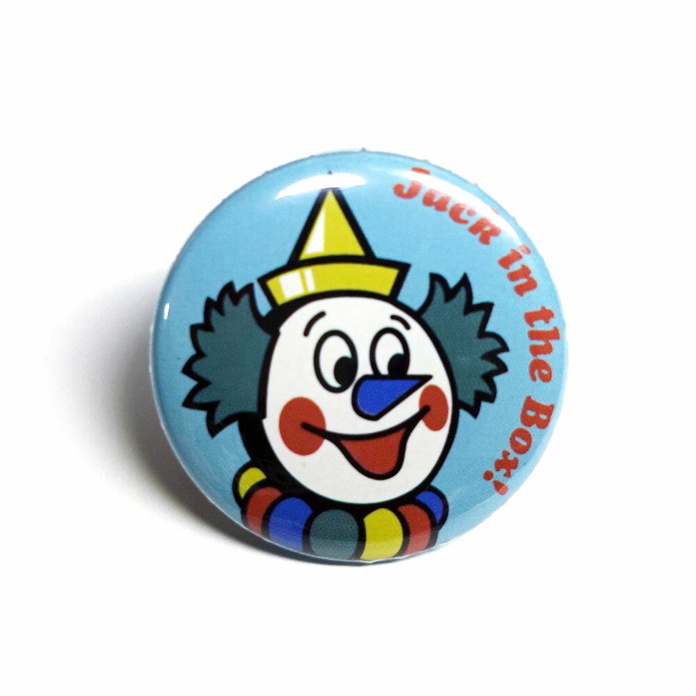 缶バッチ #CB006 Jack in the Box ジャックインザボックス アメリカン雑貨 缶バッジ