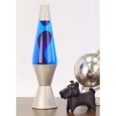 2118 ラバライト Lava Light Lamp ラバランプ / Purple Wax Blue Liquid Silver Base