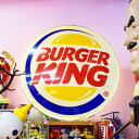 【BURGER KING】 Vintage Sign バーガーキング 大型看板 / ヴィンテージ 看板 インテリア 店舗ディスプレイ アメリカン雑貨