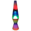 2140 ラバライト Lava Light Lamp / White Wax clear liquid tri-colored globe rainbow base / ラバランプ ガレージ アメリカ雑貨 トイストーリー ライト 照明 オシャレ アメリカン雑貨