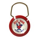 【メール便可】キーリング BUDWEISER BUD MAN(RED) / キーホルダー バドワイザー バドマン アメリカン雑貨(4)