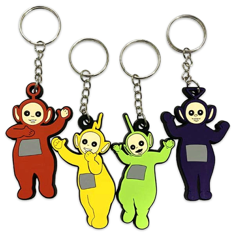 Rakuten - アメリカンラバーキーホルダーお得な4個セットB / テレタビーズ Teletubbies アメリカン雑貨