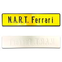 N.A.R.T Ferrari フェラーリ レーシングチーム North America Racing Team サイン 看板 エンボスサイン アメリカン雑貨 アメ雑