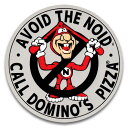 ステッカー AVOID THE NOID 14 ノイド DOMINO 039 S PIZZAドミノピザ アメリカン雑貨