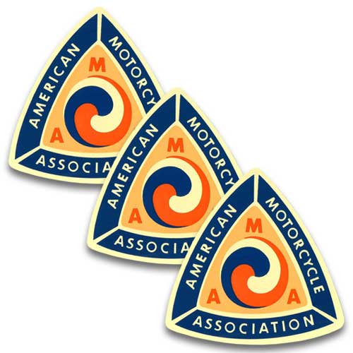 ステッカー 3枚 セット AMA-Tri #43 エーエムエー トライアングル アメリカン雑貨
