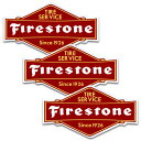 ステッカー 3枚セット Firestone 1926 #84 ファイアストン アメリカン雑貨