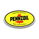 アメリカンガレージライフCHOPPERSで買える「【メール便可】ステッカー#004 PENNZOIL (8x4.5cm / ペンズオイル ペンゾイル アメリカン雑貨」の画像です。価格は330円になります。