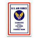 [[։] XebJ[ #045 U.S. AIR FORCE GAtH[X (7x10cm) NEWcJx[Xn AJG