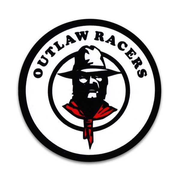 ステッカー / [USD-8] OUTLAW RACERS / US レーシング アメリカン雑貨