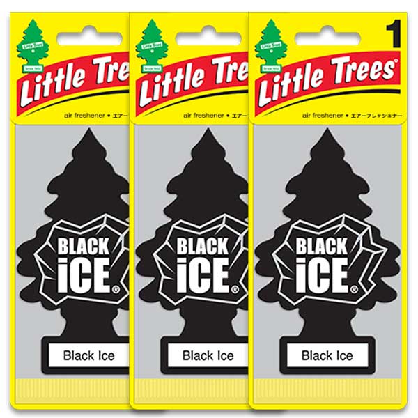 [メール便送料無料] ブラックアイス 3枚セット Little Trees リトルツリー アメリカン雑貨