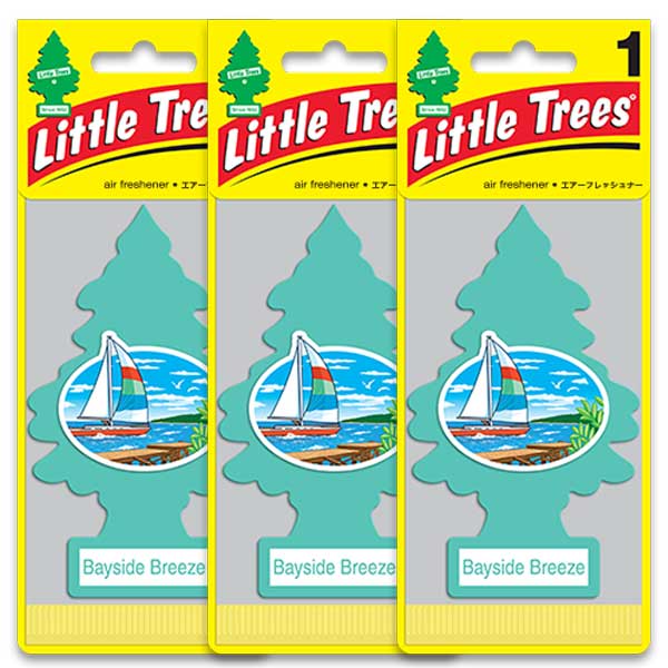 [メール便送料無料] ベイサイドブリーズ 3枚セット Little Trees リトルツリー アメリカン雑貨