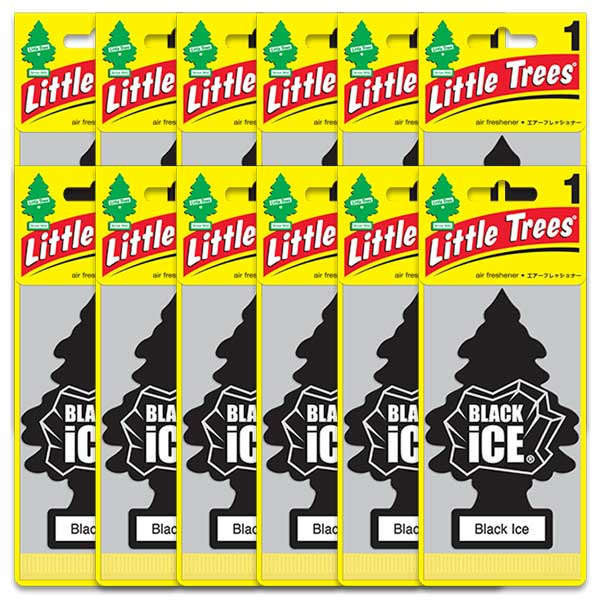 [メール便送料無料] ブラックアイス 12個セット / Little Trees リトルツリー アメリカン雑貨