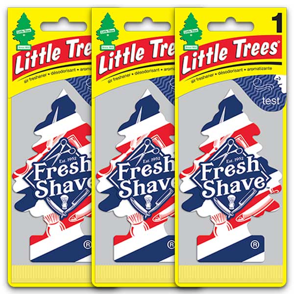 [メール便送料無料] フレッシュ・シェイブ 3枚セット Fresh Shave Little Trees リトルツリー アメリカン雑貨